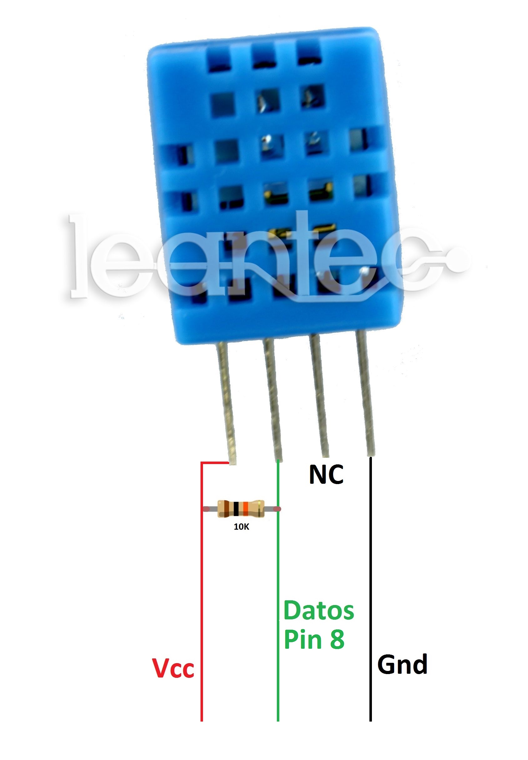 Esquema dht11 leantec